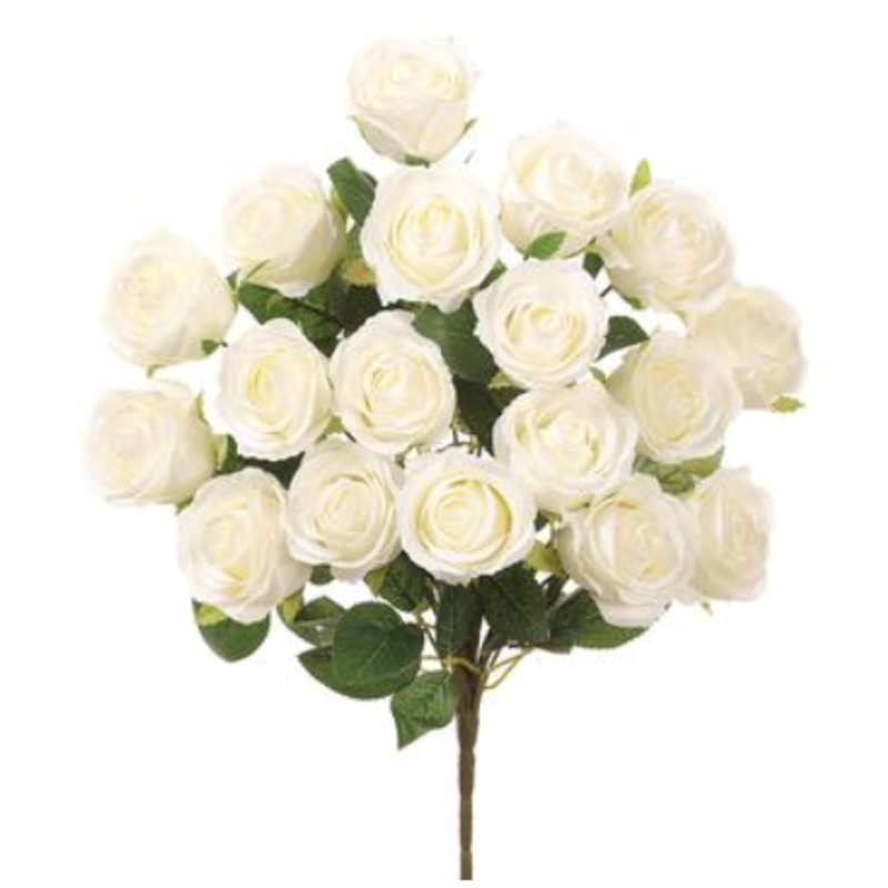 FBR119-WH (31387) – Rose Bush X18 18.5 White