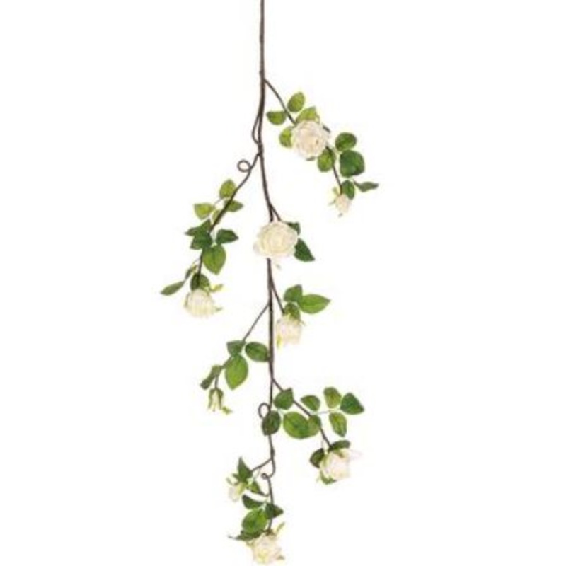 FGR148-WH (30466) – Rose 48 Garland White