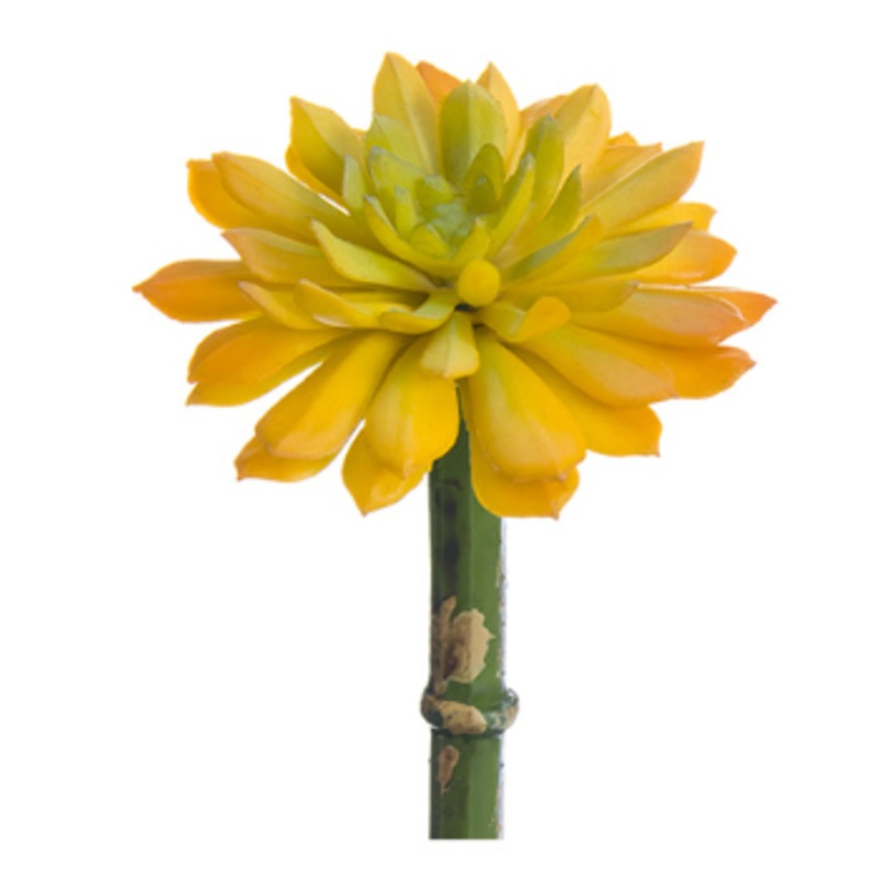 CE8225-YE (27121) – Soft Plastic Echeveria 4 Yellow