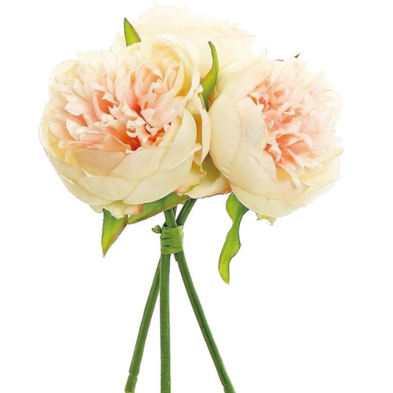 PM1840-PC DISC (27165) – Peony Bouquet X3 7.5 Pink/Cream