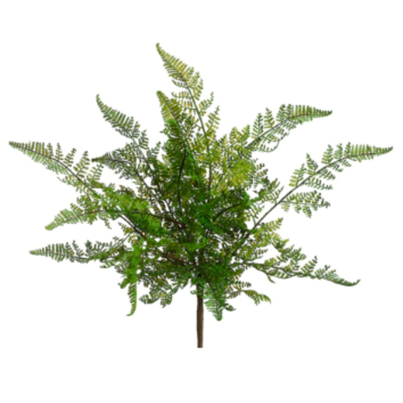 PBF583-GR (17845) – Leather Fern Bush 16 Green