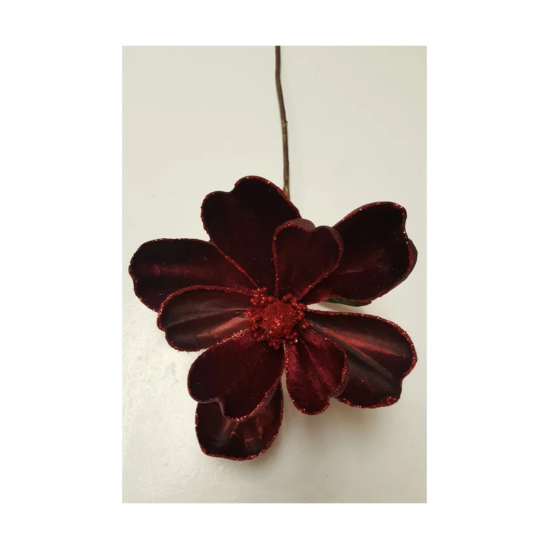 TCP0064N.RDBU (24205) – Magnolia Stem 23” X9 Red/Bu