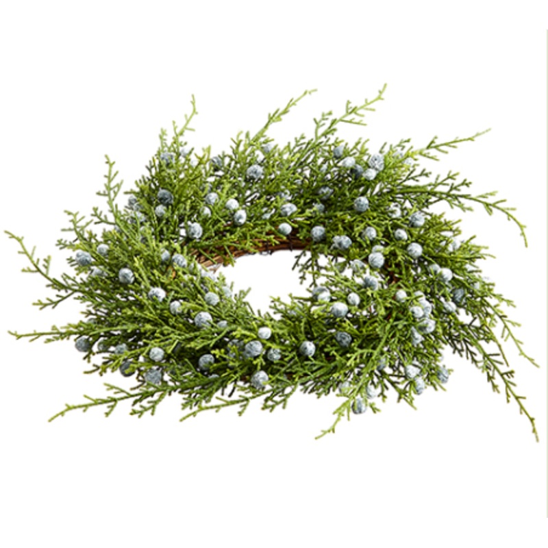 YCJ145-GR (26388) – Plastic Juniper Candle Ring 3