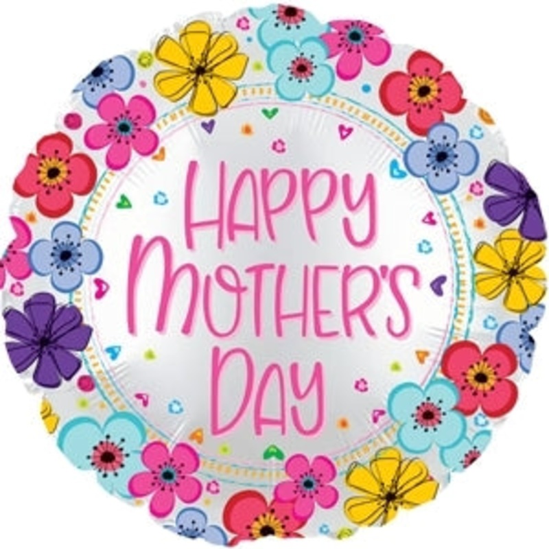 114415 (31861) – Mylar Happy Mother’s Day Floral Border 17