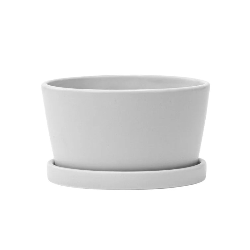 14755 (11097) – Small Grey Dish Garden w/Saucer 6