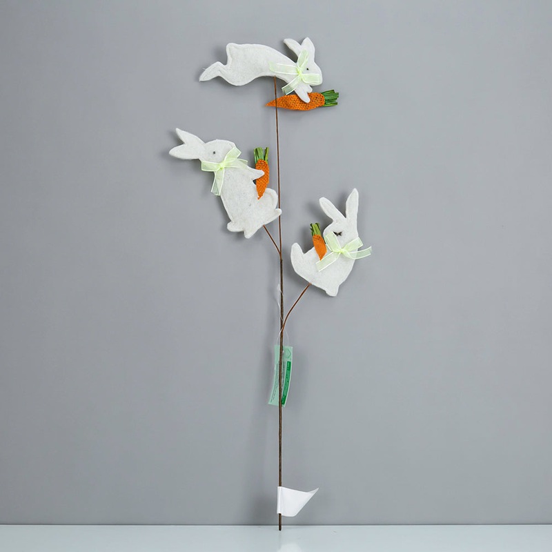 31483 (00092) – Easter Bunny Pick x3 Pick 22.8 White