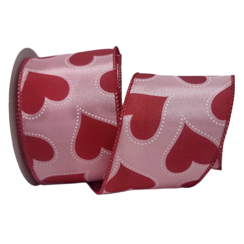 435487 (11055) – Wired Jillian #40 – 2.5 x 10yd –  Pink/Red