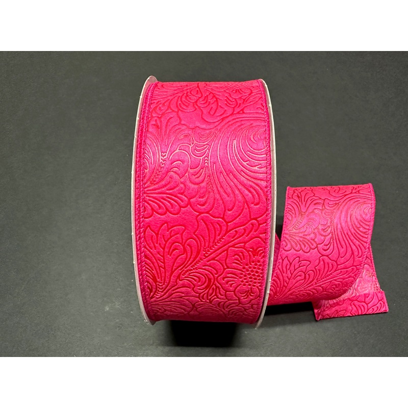 984240-28C (11079) – Flower Embossed Breeze #40 – 2.5 x 50yd – Fuchsia