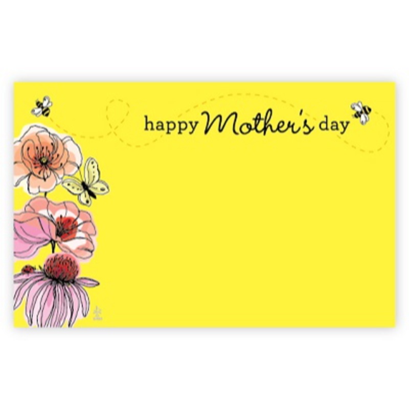 AC5140 (30902) – Capri Card – Happy Mother’s Day, Bees & Flowers
