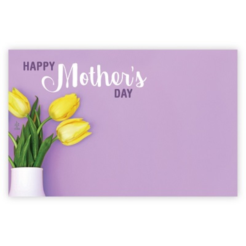 AC5141 (30901) – Capri Card – Happy Mother’s Day, Yellow Tulips