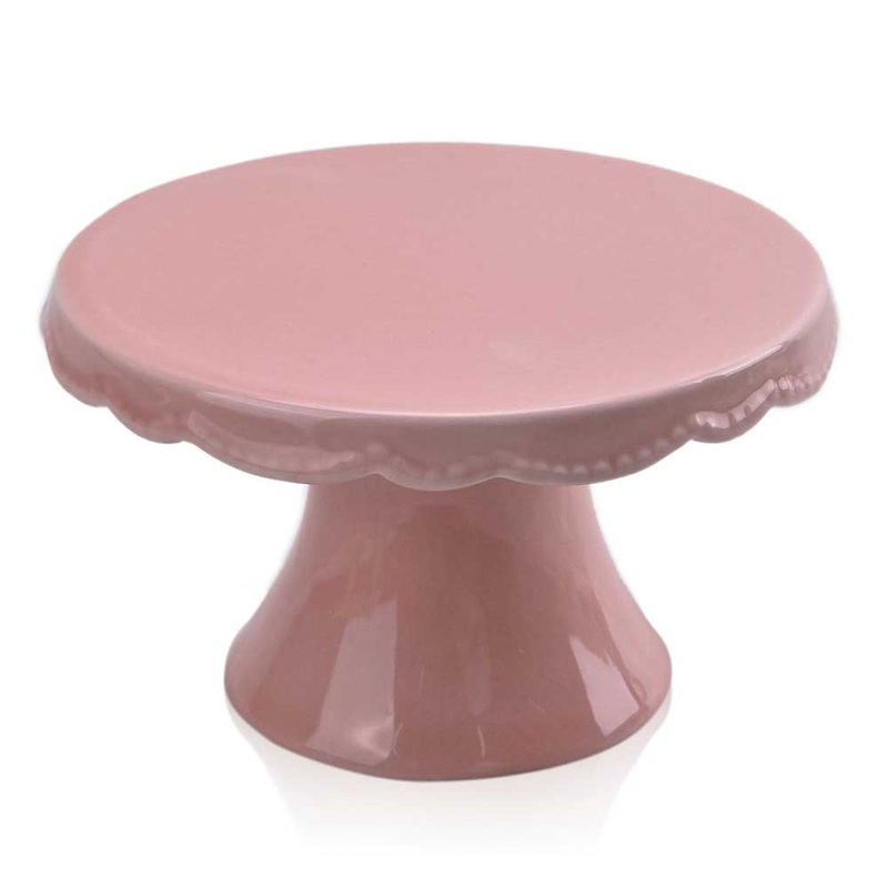 CE07035PK (00098) – Easter Cake Plate 5.6 X 3.2 Pink