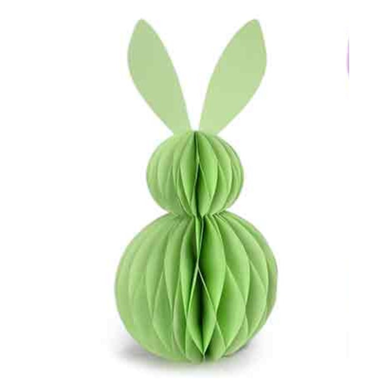 OE04005A5+++ (00110) – Paper Easter Rabbit 5.9X11.8 Green