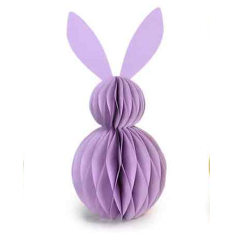 OE04005A5++++ (00111) – Paper Easter Rabbit 5.9X11.8 Purple