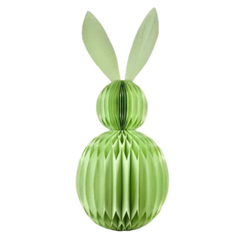 OE04016A5+ (00114) – Paper Easter Rabbit 11.4X23.6 Green
