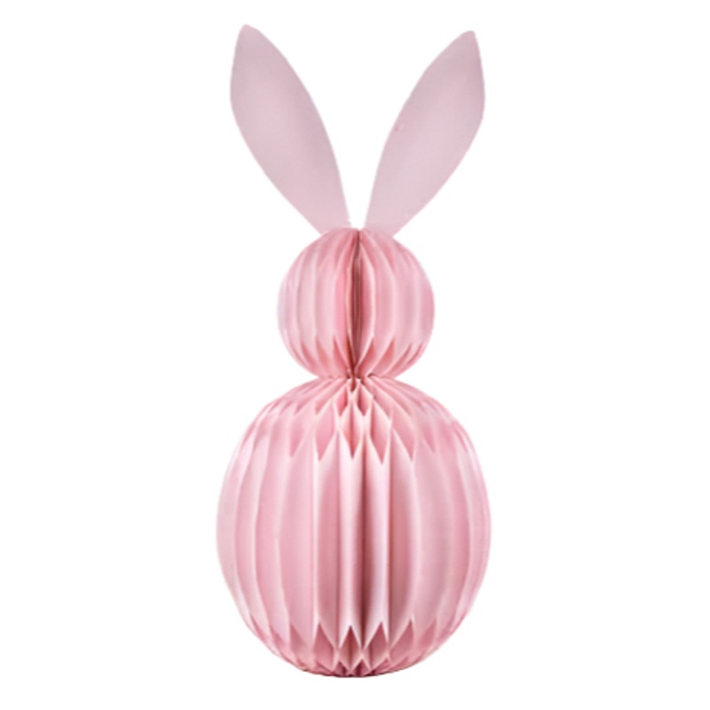 OE04016A5++++ (00117) – Paper Easter Rabbit 11.4X23.6 Pink