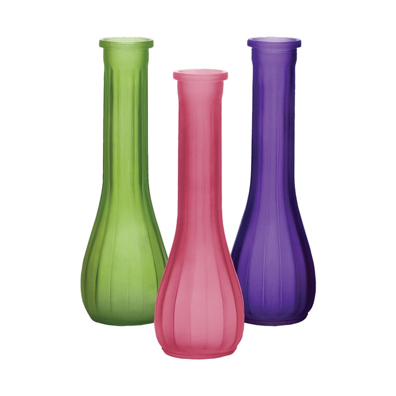 895-24-295 (13858) – Bud Vase 8.5 Breeze Assorted 24/Cs