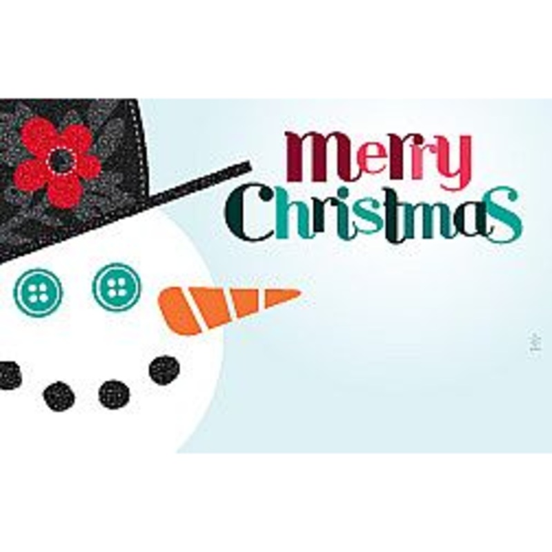 AC3854 (30593) – Capri Card – Merry Christmas, Snowman