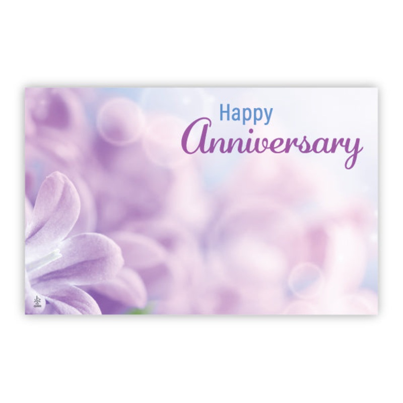 AC5194 (11123) – Capri Card – Happy Anniversary, New Purple