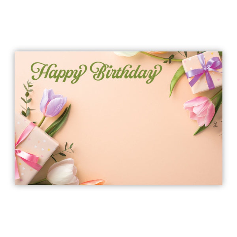 AC5198 (11121) – Capri Card – Happy Birthday, Flowers & Presents