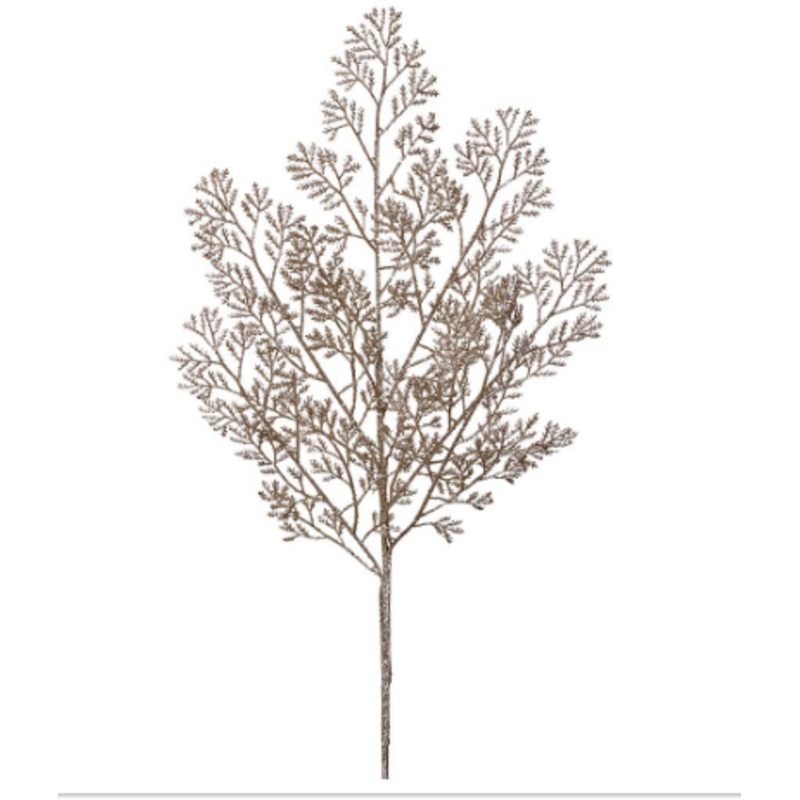 XAR551-GO (00430) – Glittered Cedar Spray 29 Gold