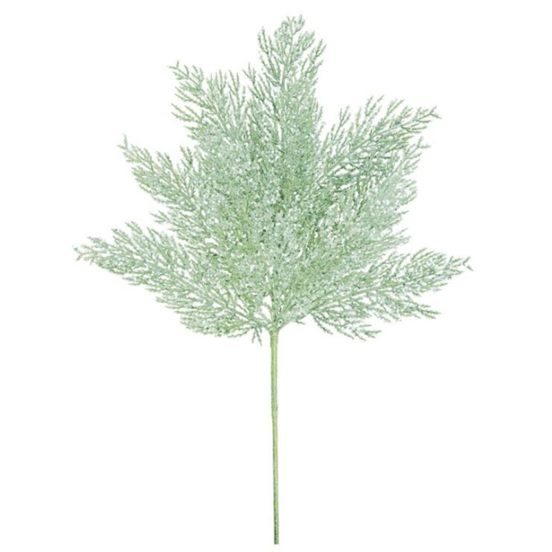 XG1027-G (00314) – Glittered Pine Spray 27 Green