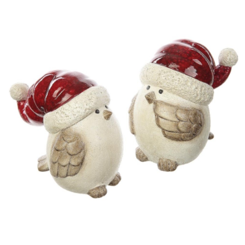 XSI973-WH/RE (00260) – Bird (2Ea/Set) White/Red 4.5