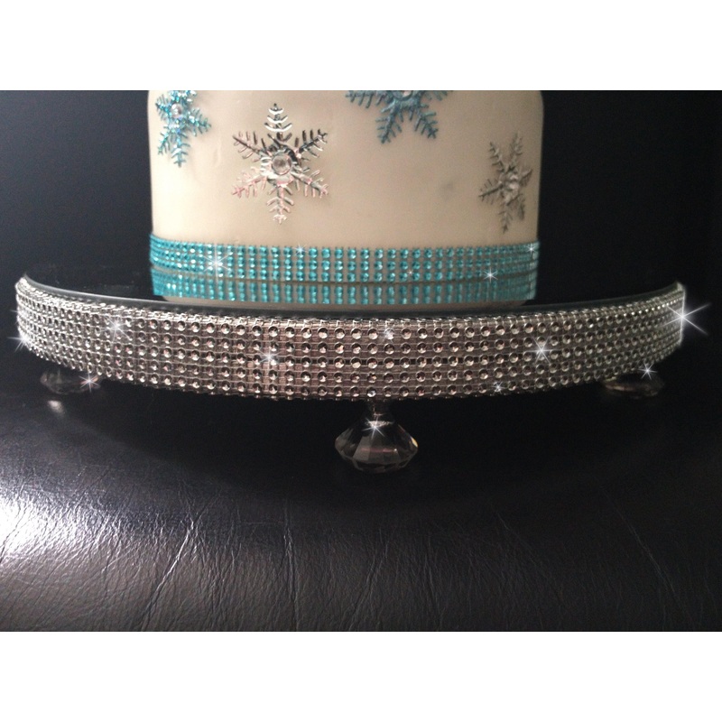 Cake Stand platform plateau Wedding Cake Stand Wedding Decor Solid wood by Crystal wedding uk