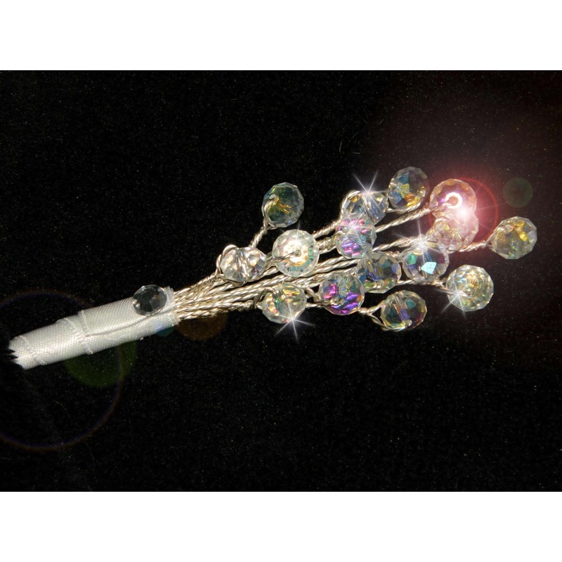 Crystal Elegance boutonnire Usher’s Buttonhole by Crystal wedding uk
