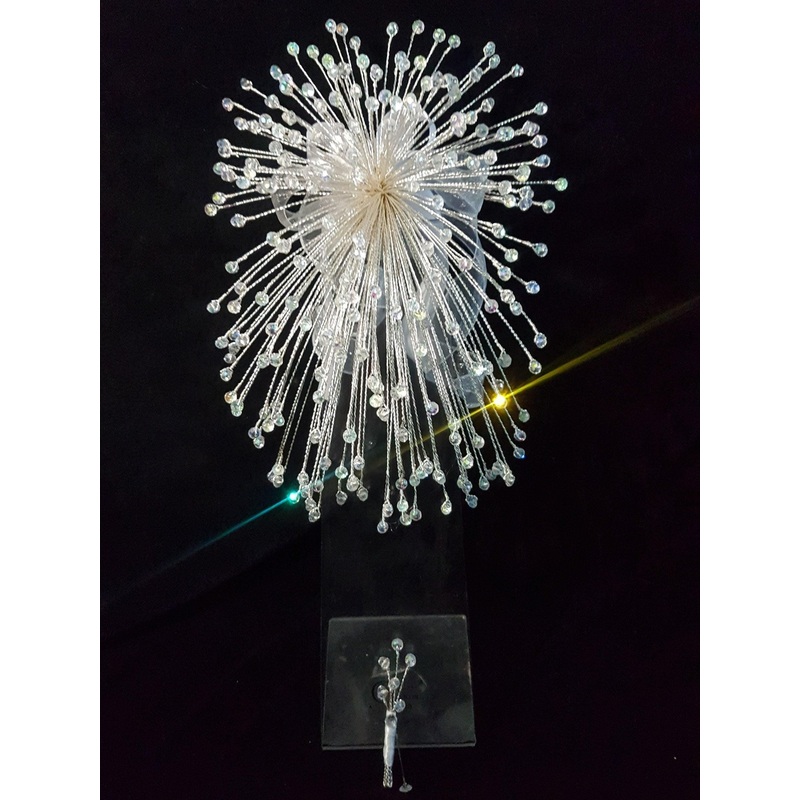 Crystal wire bouquet Wedding bridal flowers sparkle bling bouquet alternative wedding flowers unique by Crystal wedding uk