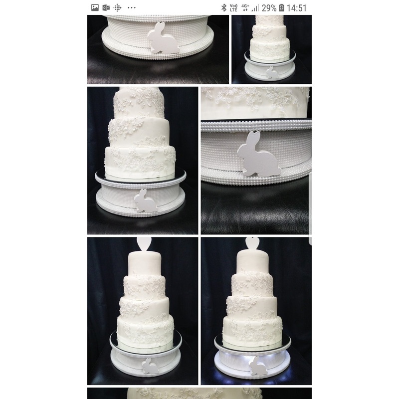 Baby shower cake stand, round or square all sizes