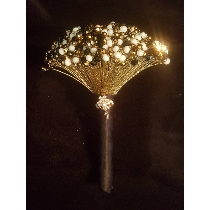 Crystal  bouquet  -Sparkling bling Beads – several size and all crystal colours Gatsby 1920’s style