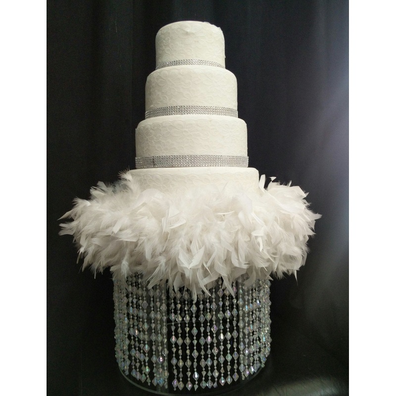 Feather wedding cake stand-10″ ROUND & 10″ SQUARE & 12″ ROUND & 12″ SQUARE & 14″ ROUND & 14″ SQUARE & 16″ ROUND & 16″ SQUARE & 18″ ROUND & 20″ ROUND & 22″ round
