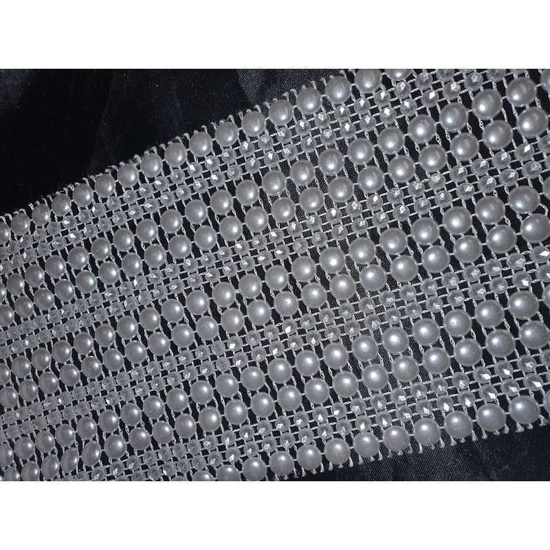 Pearl effect ribbon banding  cake ribbon  many widths  1 meter.