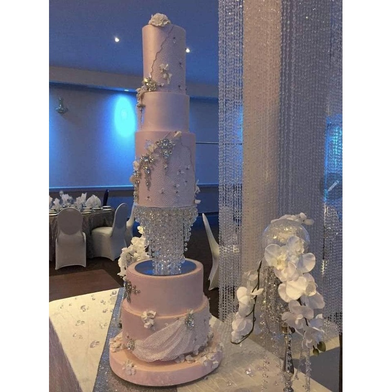 Crystal cake decor, cake jewels by Crystal wedding uk