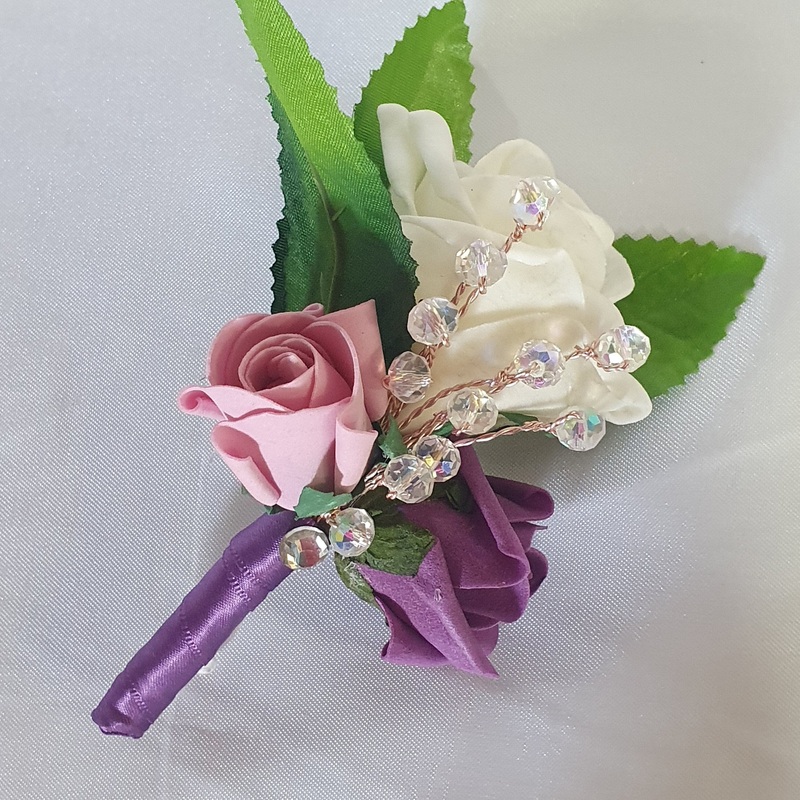 Rose fall Crystal  cascade bouquet Wedding bridal flowers