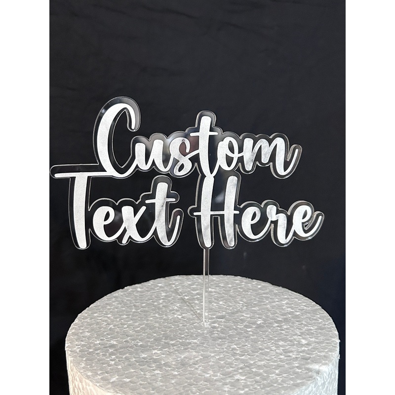 Custom Cake topper, Personalized cake topper, marble effect topper, Custom monogram cake topper, Wedding Cake topper by Crystal wedding uk