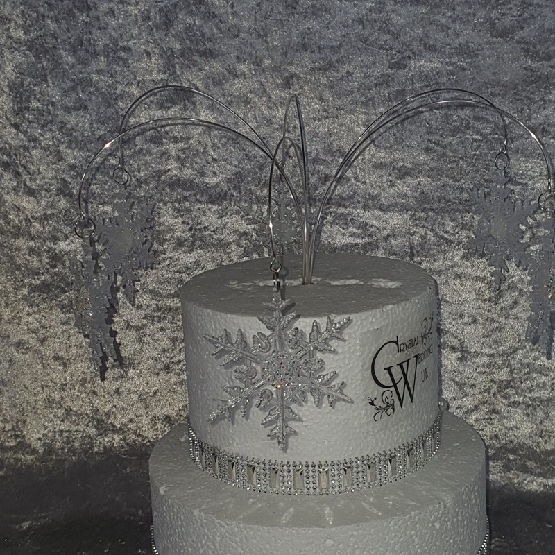 Snowflake Cake topper