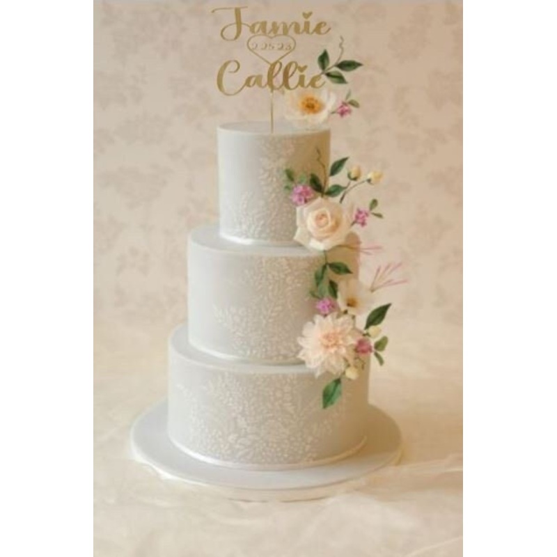 Wedding Cake topper, Personalized cake topper, Rustic cake topper,Custom couples name cake topper, Wedding Cake topper by Crystal wedding uk