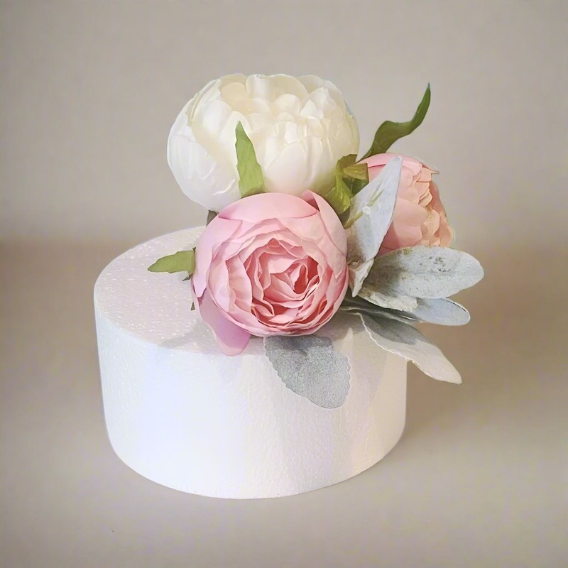 Pink Peony Cake Flowers