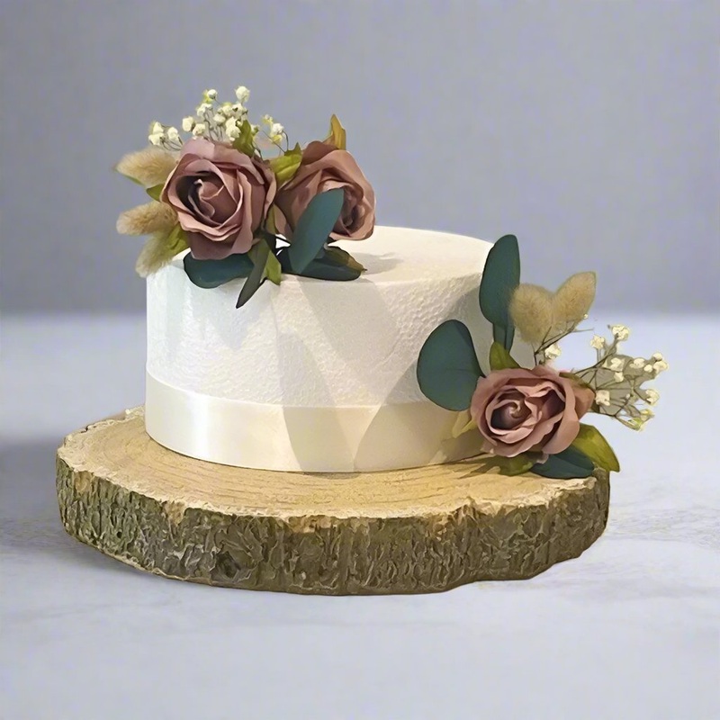 Pink Rose Cake flowers