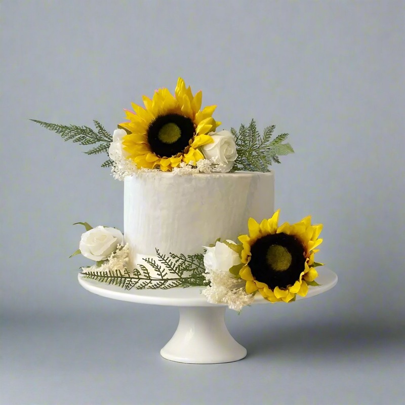 Sunflower Artificial Cake Flowers