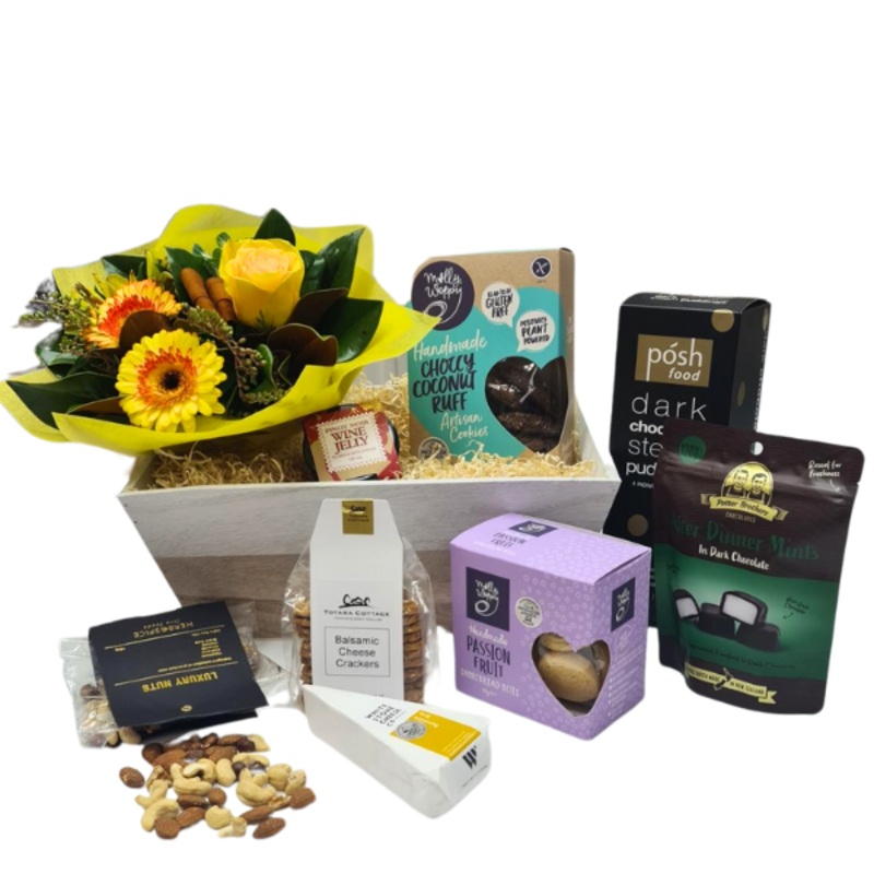 Flower and Gourmet Gift Box
