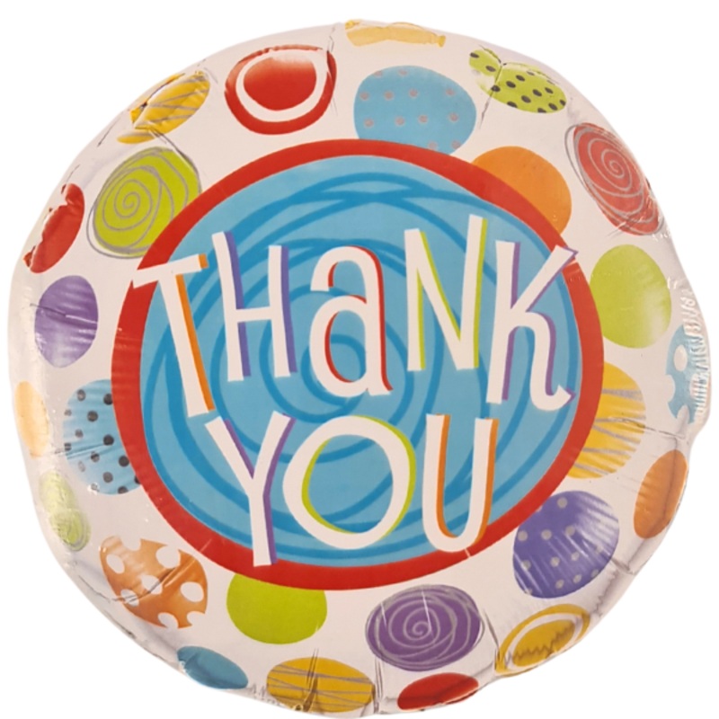 Thank You – Circles Helium Balloon