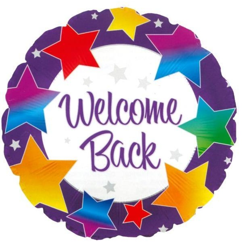 Welcome Back Balloon Helium Balloon