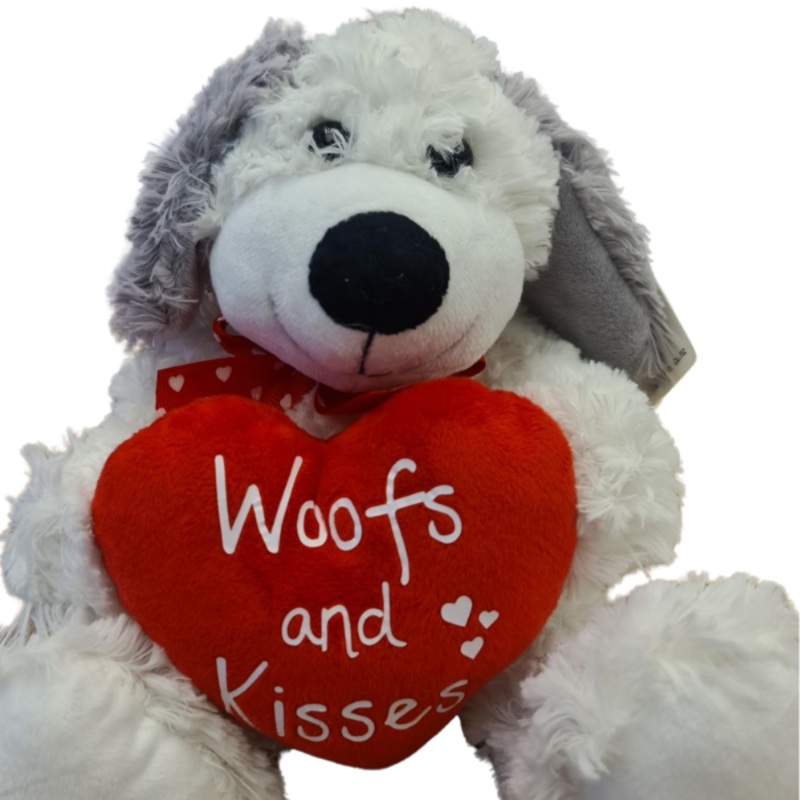 Woofs and Kisses  Soft Toy Dog