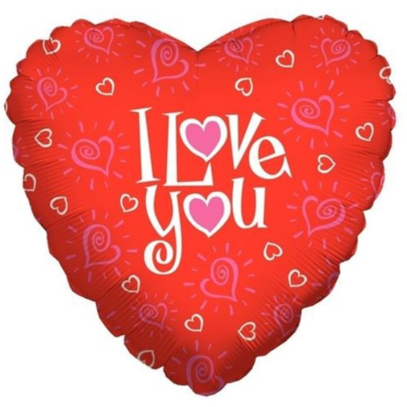 A Thousand Hearts Balloon  Helium Balloon