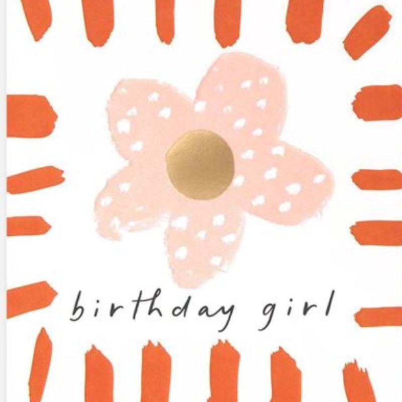 Birthday Girl Daisy Card
