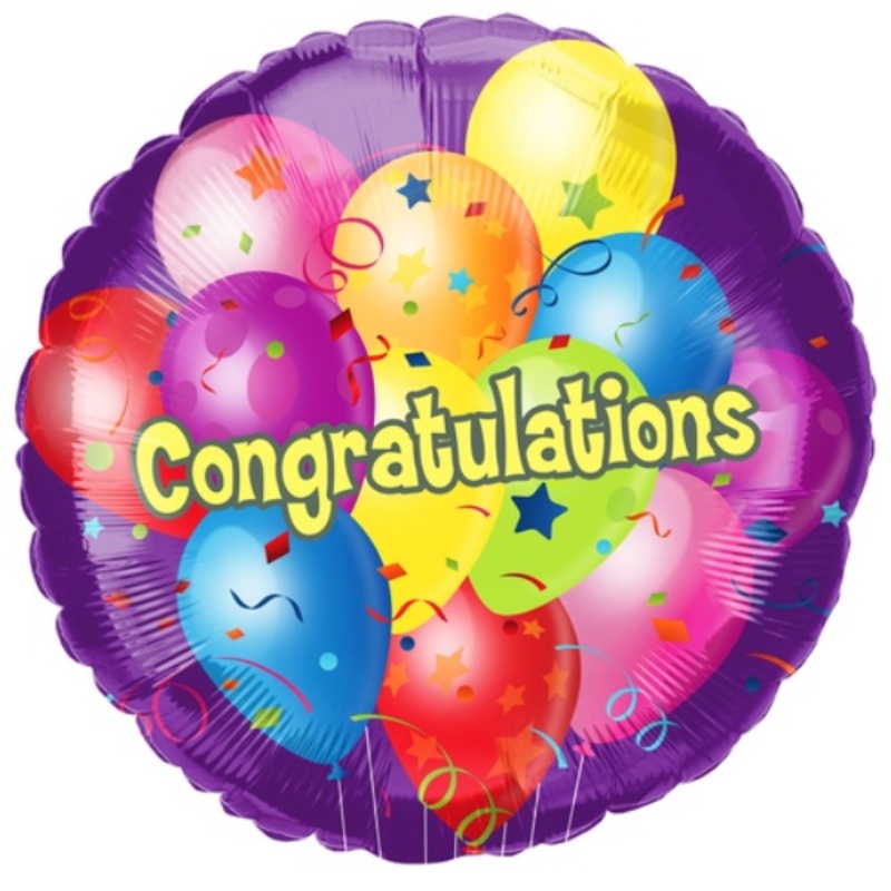 Congratulations Helium Balloon