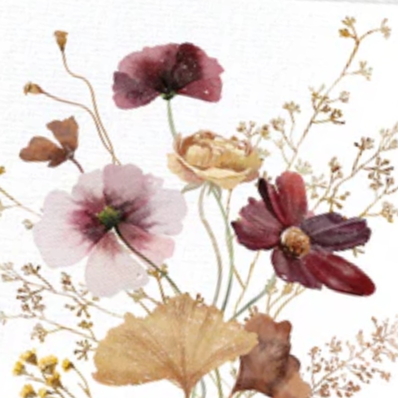 Dried Arrangement Small Greeting Card