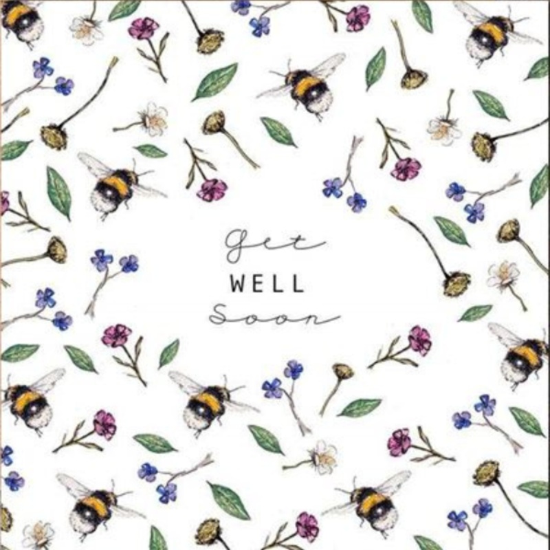 Get Well Soon Bees Card